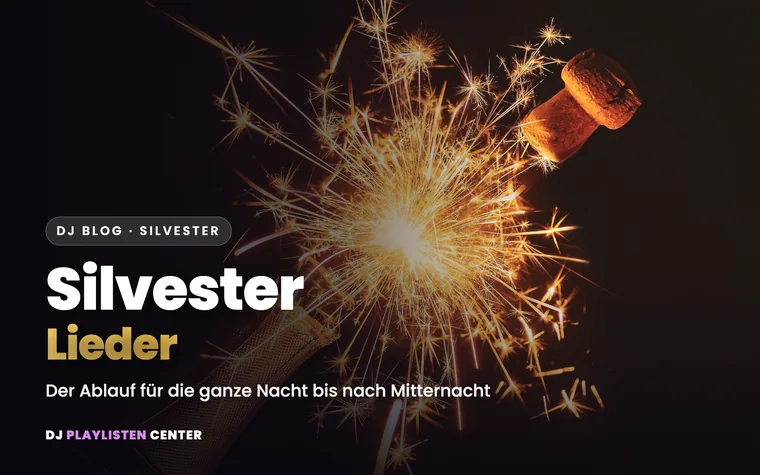 Wunderkerze und knallender Sektkorken um Mitternacht an Silvester