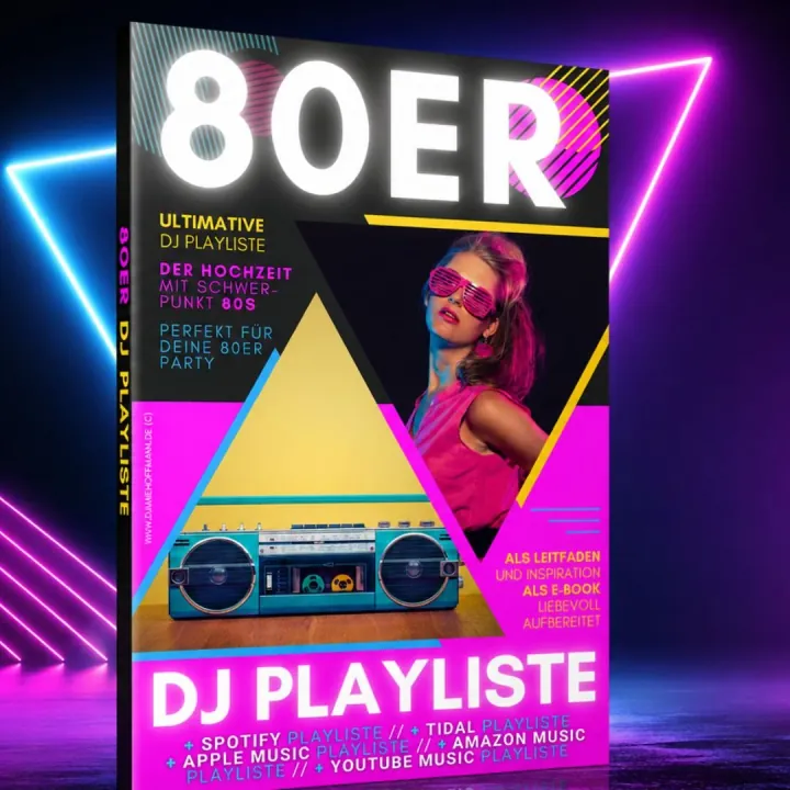 Cover der 80er Party Playlist